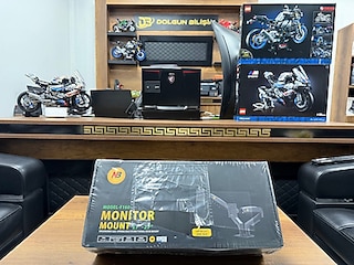 North Bayou F160 17-27 inç İki Kollu Amortisörlü Monitör Standı