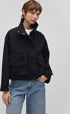 mavi Oversize Denim Kadın Ceket