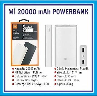 Mi 20.000 mAh Pawurbank