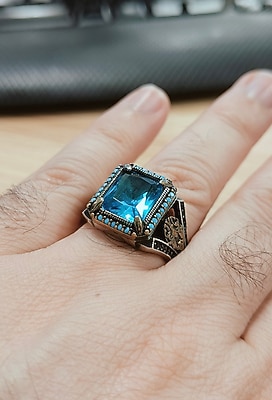 Sıfır Gümüş Yüzük 925 Ayar