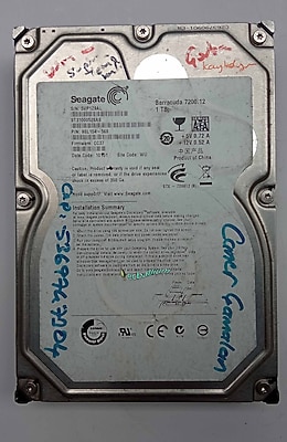 Seagate ST31000528AS Hard Disk CC37 Kötü Kümeli