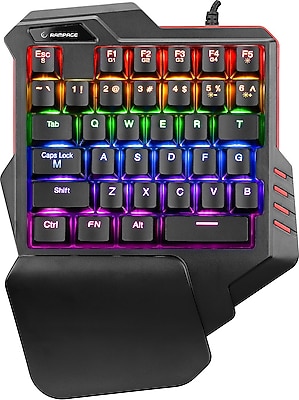 Rampage Miracle K1 Blue Switch Kablolu Mekanik Oyuncu Klavyesi OUTLET