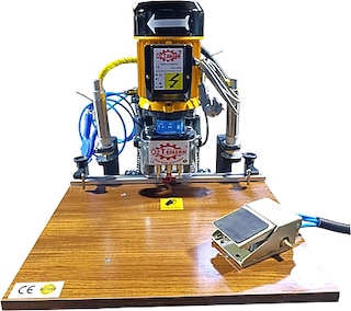 öz temsan pnömatik tas menteşe yeri açma makinesi