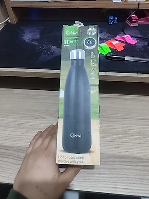 Kiwi Vakumlu Termos Kupa Siyah 500 ml