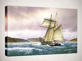 Kanvas Tablo Gemi Resmi 40x60 cm