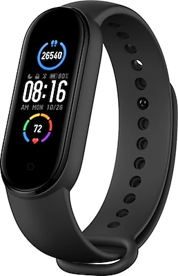 Xiaomi Mi Band 5 Siyah + Siyah Çelik Kordon