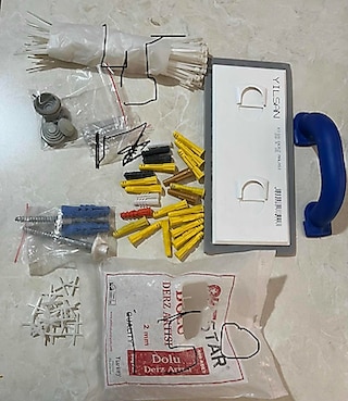 Hırdavat malzemeleri hepsi yeni