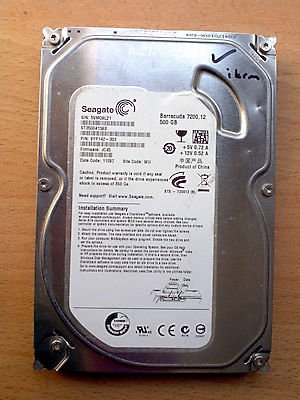 Seagate BarraCuda ST3500413AS SATA 3.0 7200 RPM 3.5" 500 GB Harddisk