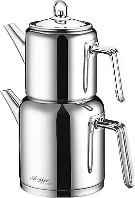 Aryıldız Vento Çelik Saplı Büyük Boy Çaydanlık