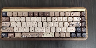 Akko MU01 Mountain Seclusion RGB %65 TKL Rosewood Switch Kablolu/Kablosuz Mekanik Oyuncu Klavyesi