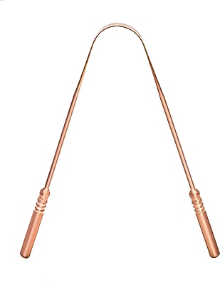 Dil Temizleyici %100 Bakır Dil Plak Temizleme Sıyırıcı Bakır Universal Kazıma Çubuğu-ÜCRETSİZ KARGO