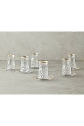 English Home Aura Cam 12 Parça 6 Kişilik Çay Seti Gold