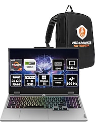 Lenovo Loq Amd Ryzen 7 250 24GB 1tb SSD RTX5060/8GB 100W 15.6" Fhd 144Hz W11H Taşınabilir Bilgisayar