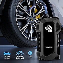 Venandin ACARG-002 Airgonpro Kablosuz Akü Takviye Kompresör