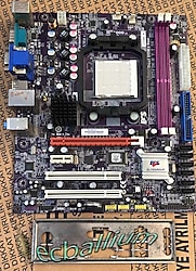 ECS A740GM-M (V1.0A) Socket AM2+ DDR2 ANAKART RS740M-M  