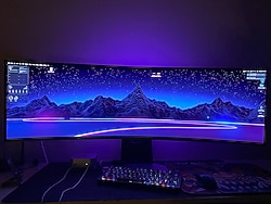 Samsung Odyssey G9 LS49CG954SUXUF 49" 0.03 ms Dual QHD Curved 240 Hz OLED SMART TV Oyuncu Monitörü