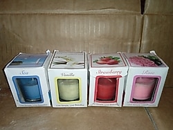 Kokulu Bardak Mum Seti