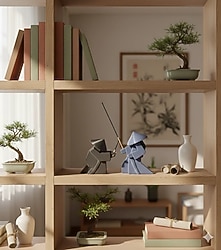 Tütsü Buhur Japon Ninja Figür Biblo Dekorasyon