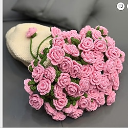 Buket pembe gullu şal hedıyelık