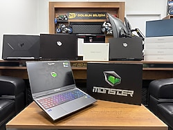 Monster Tulpar T5 V21.7 Intel Core i7 11800H 16GB 512GB SSD RTX3070 15.6” QHD 165Hz (İKİNCİ EL)
