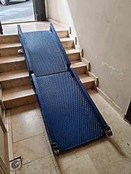 PROFESYONEL AĞIR HİZMET TİPİ MOTOSİKLET RAMPASI (50 KG ENDÜSTRİYEL DEMİR GÜCÜ)