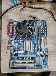 GİGABYTE G31 775 PİN ANAKART+İNTEL CORE2DUO E6700 İŞLEMCİ-4GB DDR2-+FAN