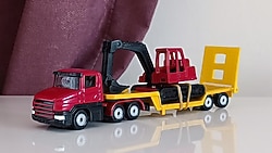 Siku 1:87 Scania Lowbed + Ekskavatör