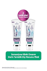 Sensodyne Klinik Onarım Derin Temizlik Diş Macunu 75 ml x 2 ADET