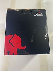 Jumbo 6600 Siyah Bakalit Saplı Çelik Çaydanlık