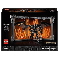 LEGO Icons Yüzüklerin Efendisi: Balrog Kitaplık Dekoru 10367 - Yetişkinler için Dekoratif Film Hatırası Model Yapım Seti