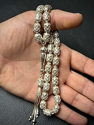 Füzyon Model 925 Ayar Gümüş Tesbih