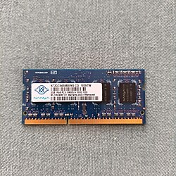 Nanya 2GB DDR3 Laptop Ram 1333 Mhz