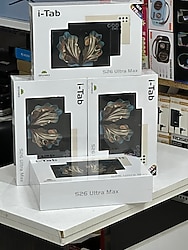 İ-Tab S26 UltraMax Klavye+Mouse+Kalem+Kılıf+Kırılmaz+Kalem+sim kartlı destekli