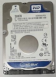 (H2-2/1) WD 500 GB 2,5 inç SATA HDD