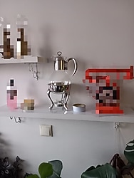 retro demlik,alttan ısıtmalı çil çil