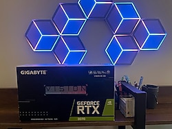 RTX 3070 BEYAZ GIGABYTE FUSION 3 FANLI EKRAN KARTI