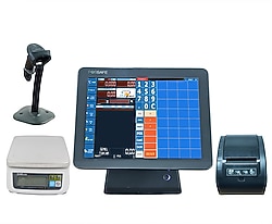 POSSAFE SATIŞ SİSTEMİ TERAZİ KASAP MANAV KURUYEMİŞ BARKOD SİSTEM