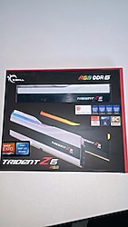 gskill 64gb (2x32gb) trident z5 beyaz ddr5 6000mhz cl36 1.35v rg
