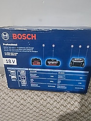 ORJİNAL BOSH 5 AMPER BATARYA 2 ADET VE HIZLI ŞARZ ALETİ