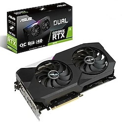 ASUS DUAL RTX 3070 O8G V2 8GB 256Bit GDDR6 Kutulu Temiz Kullanım
