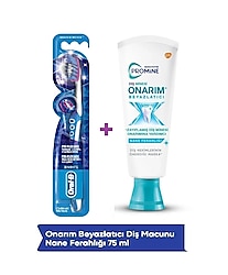 Sensodyne Promine Onarım Beyazlatıcı 75ml Diş Macunu + Oral-B Pro Flex 3D White Luxe Medium Diş Fırçası