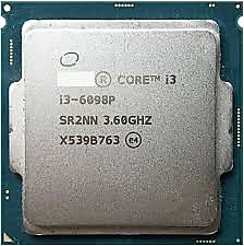 Intel Core i3 6098P Soket 1151 3.6GHz 3MB Önbellek 14nm İşlemci