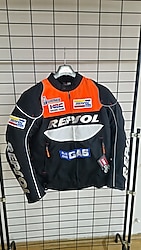 repsol temalı LBC marka erkek motorcu montu