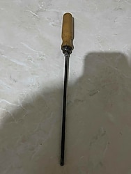 Ahşap saplı ince eğe