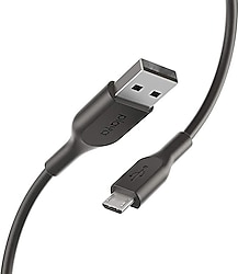 Belkin Playa PMBK2005bt1MPBB Micro USB Kablo 1 Metre - Siyah, Sıfır
