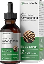 Horbaach Ashwagandha Root | 2oz Liquid 59 ml