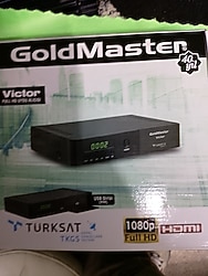 249 GOLDMASTER VİCTOR FULL HD UYDU ALICI CİHAZI 1300 TL.249