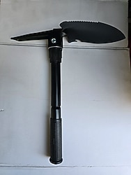 pusulalı portatif katlanabilir metal kürek