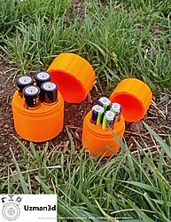 AA AAA Pil Kutusu Outdoor Tactical Kamp