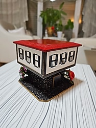 El Emeği Ahşap Safranbolu Evi Maket Kutu
